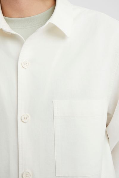 Ensemble veste/bermuda en coton lin